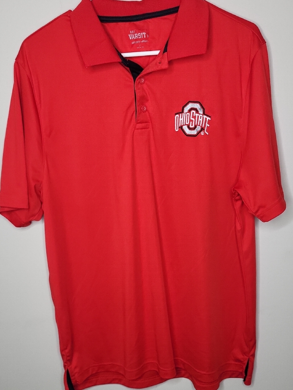 Varsity Red Ohio State Polo Shirt - Men's Size Large